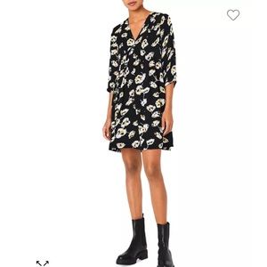 Ba&sh Uta Floral Print Shift Dress Size 2